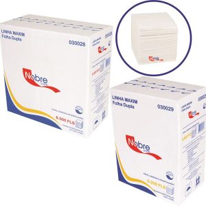 Papel Higiênico Nobre Interfolha Folha Dupla c/8000