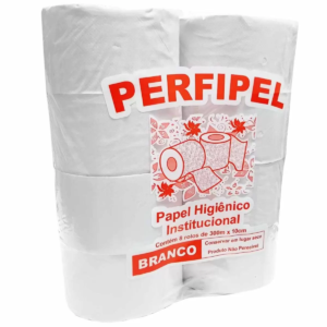 Papel Higiênico Rolão Perfipel Branco 8x300