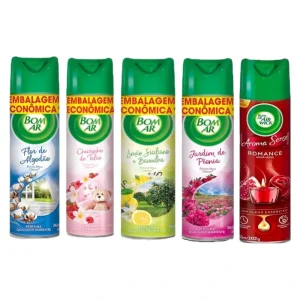 Aromatizante de Ambiente em Aerossol — Linha Bom Ar e Air Wick