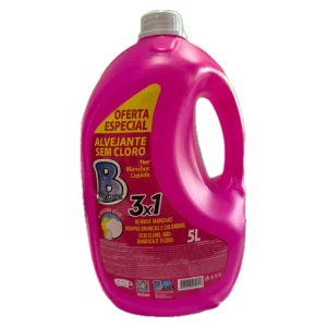 Alvejante Sem Cloro Barbarex 3x1 Tira Manchas Líquido 5L