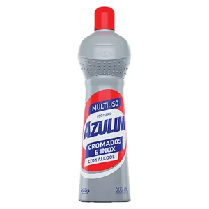 Limpador Multiuso Azulim Cromados e Inox com Álcool 500ml