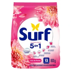 Sabão em Pó Surf 5 em 1 Mix de Flores 800g